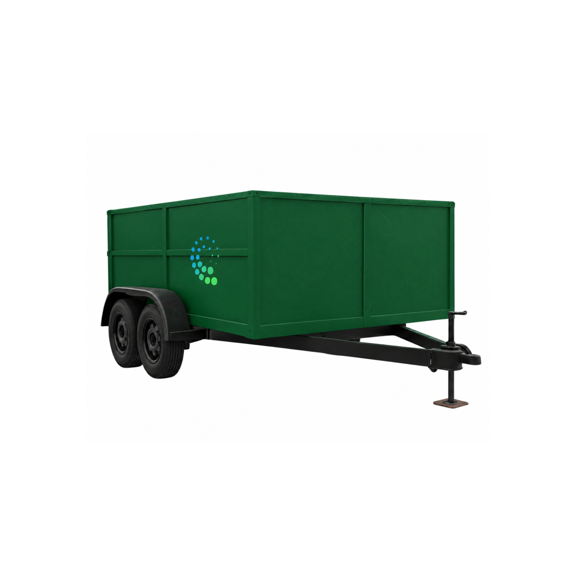 12-yard trailer dumpster rental in Santa Clarita